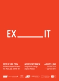 Ausstellungsplakat EX_IT Best of HfK 2014